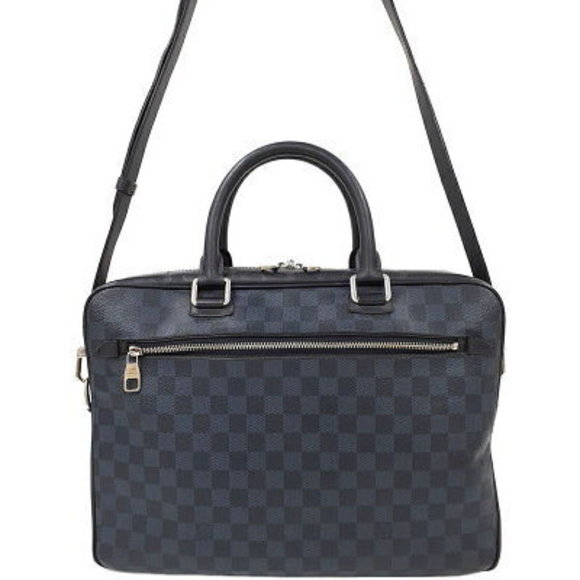 Louis Vuitton Cobalt Blue PDB Porte Document Business Bag - Picture 1 of 8